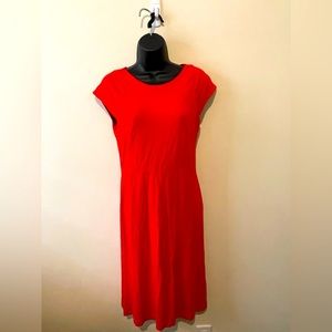 Red Ann Taylor sz 2 dress